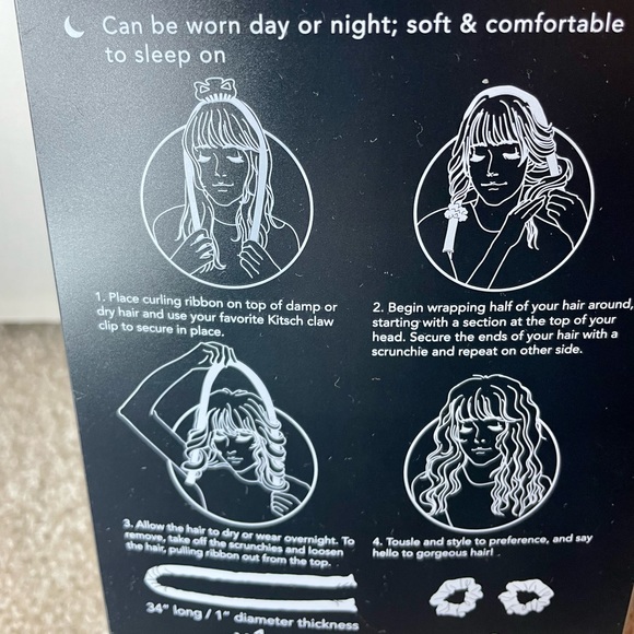 NWT Kitsch satin heatless curling set - Picture 8 of 8